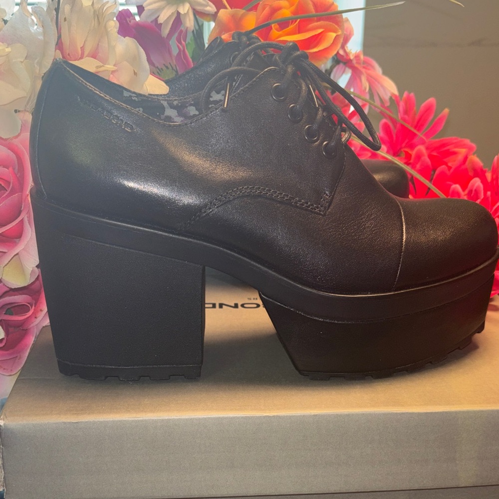Vagabond Norah Black Leather Platforms - Picture 4 of 7